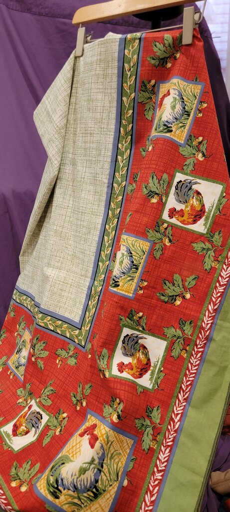 Rooster Pattern Tablecloth