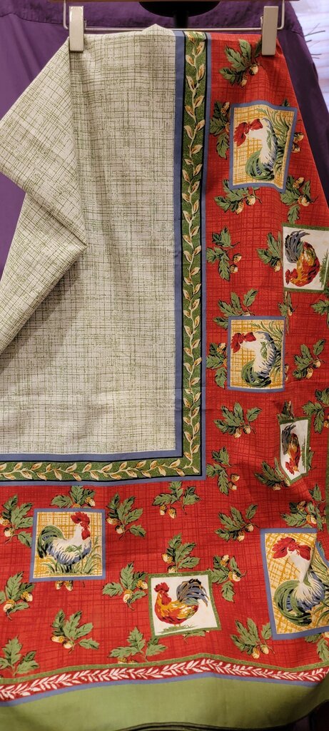 Rooster Pattern Tablecloth