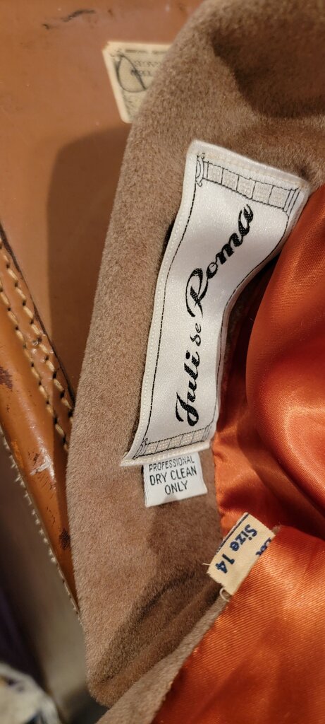 Julie Roma Women's Beige Long Coat