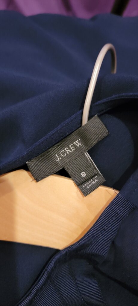 J. Crew Women's Navy Blouse