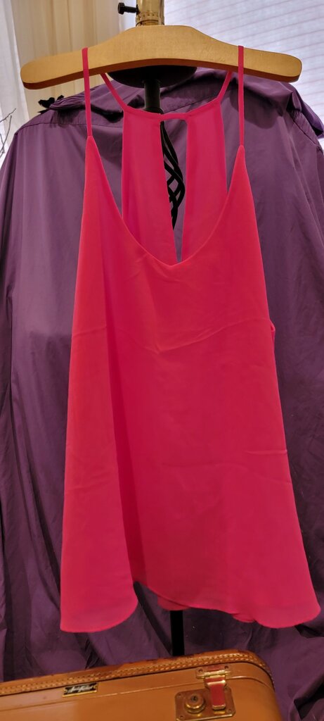 Women's Pink Chiffon Top