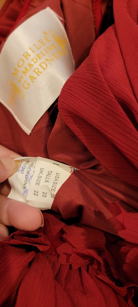 Mori Lee by Madeline Gardner Red Dress