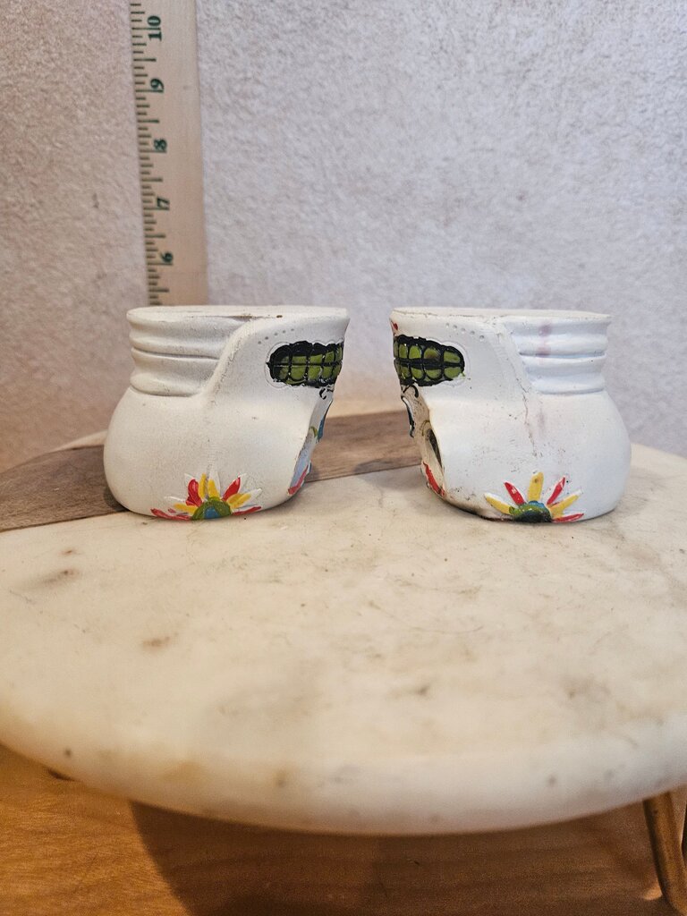 Sugar Skull Votive Candle Holders Set Of 2 Day Of The Dead Halloween 2.2" Tall