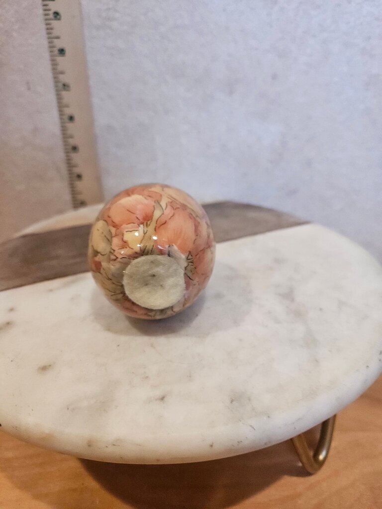 Porcelain floral Decorative Egg