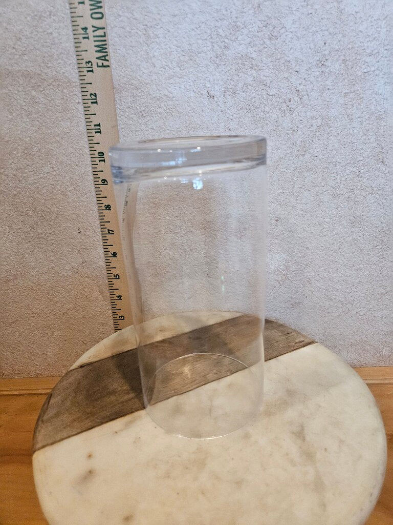 Clear Glass Cylinder Vase
