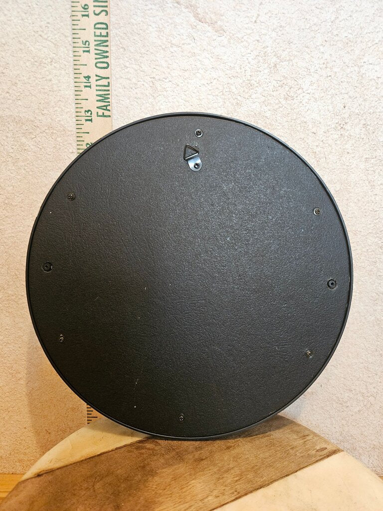 Round Black and White Wall mirror decor