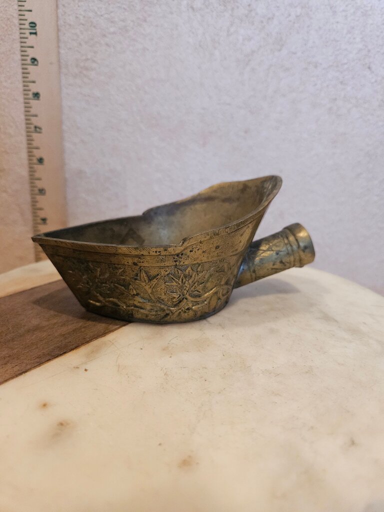 Brass Vintage Shovel Style Pot silk iron home Livingroom Decor & Home Accents mini planter