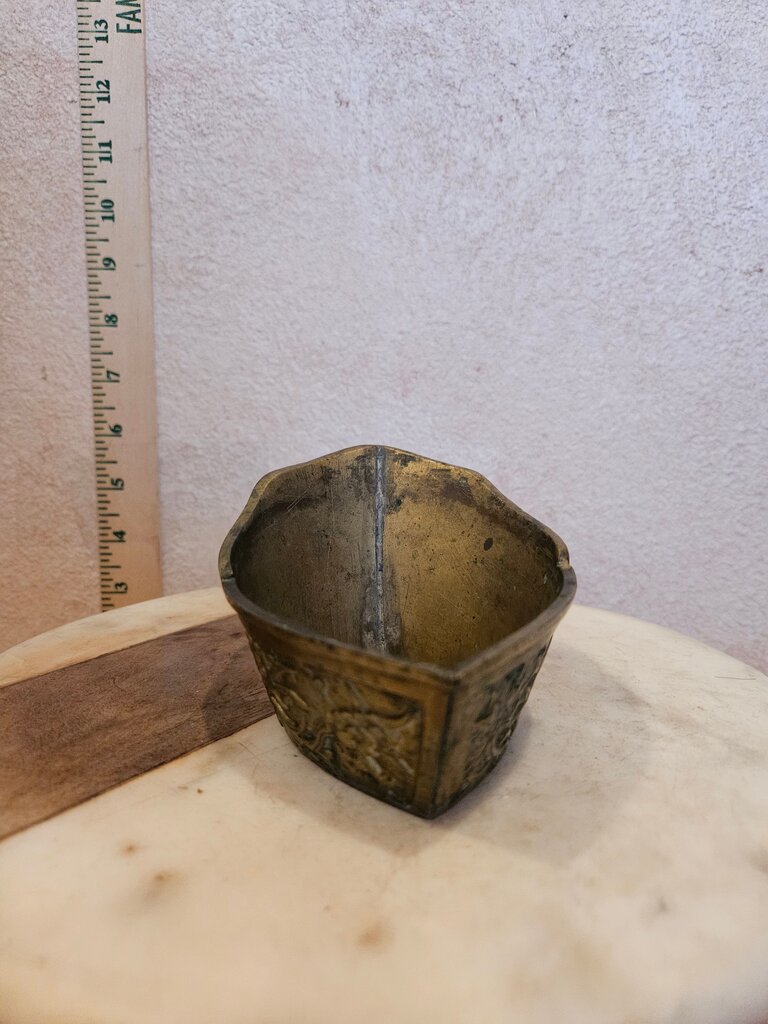 Brass Vintage Shovel Style Pot silk iron home Livingroom Decor & Home Accents mini planter