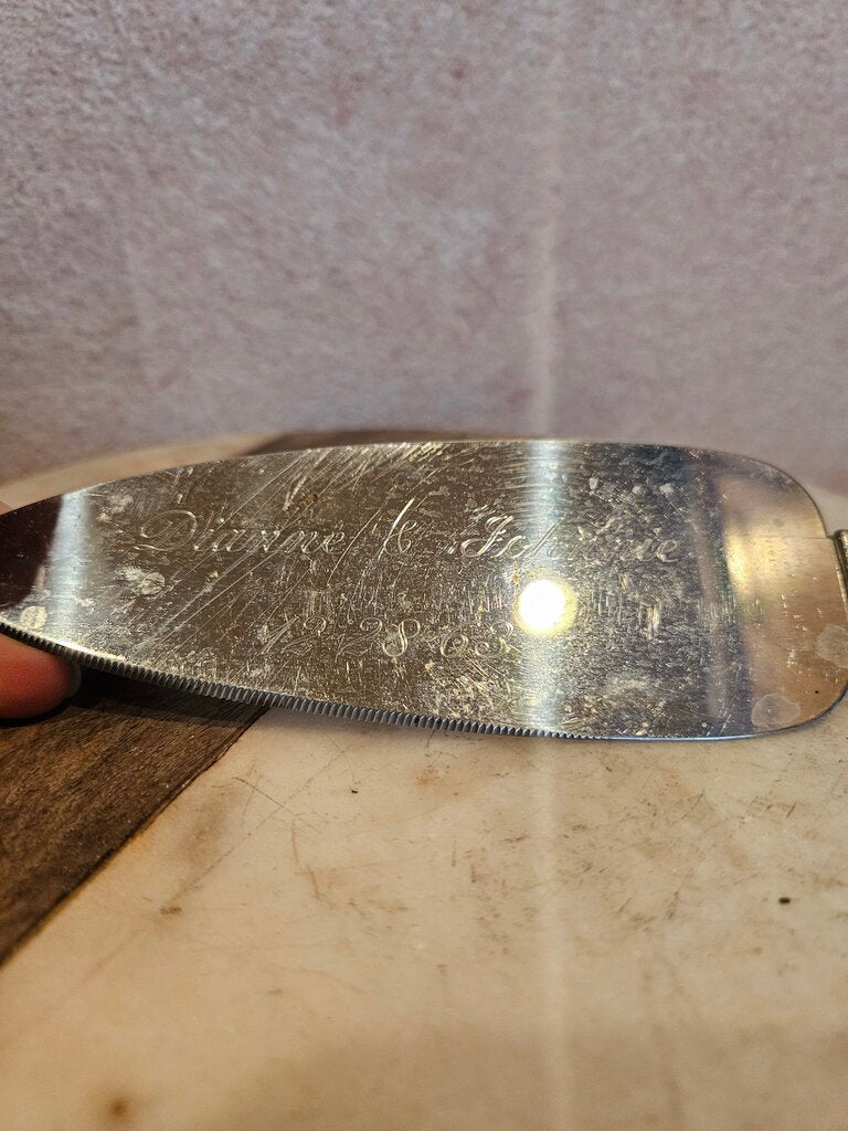 Vintage Silver Cake Server