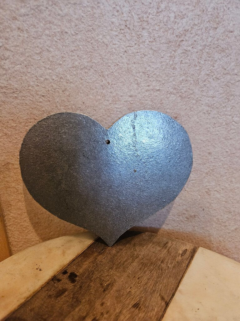 Silvertone Metal 5X5.5" Heart Sign: Worlds Sweetest Grandmother - Ornament