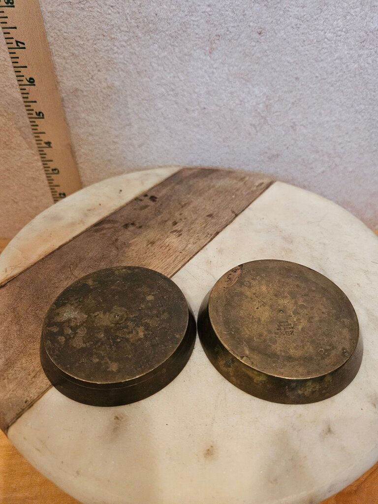 Decorative Vintage Brass Plates