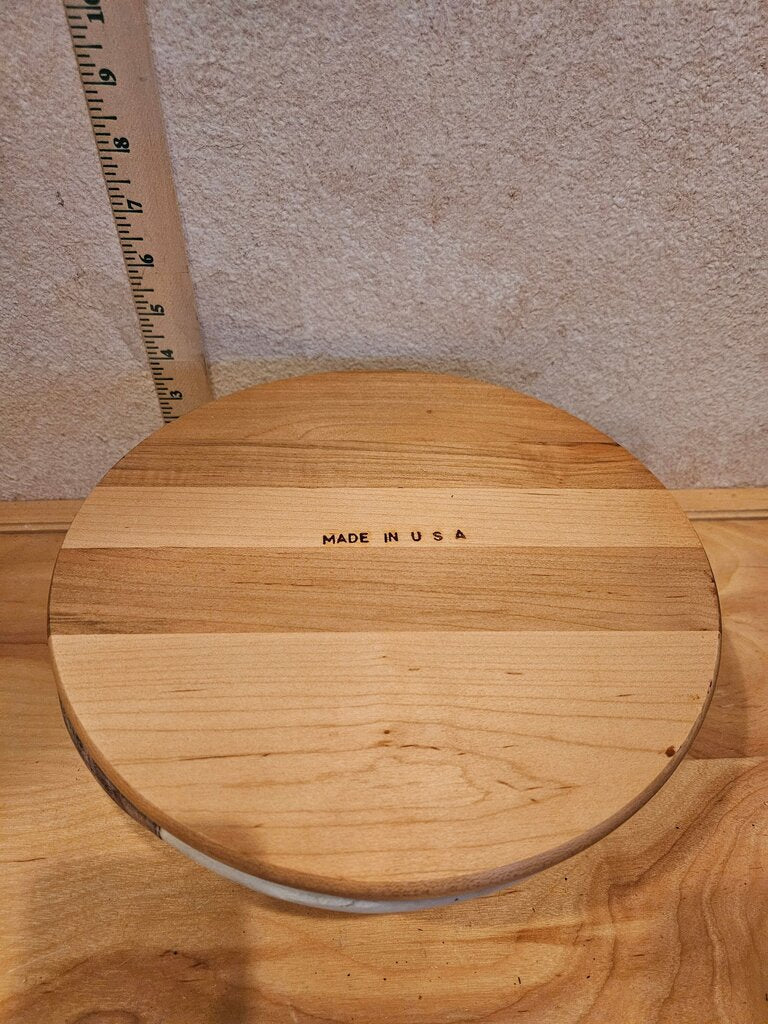 Vintage Wooden Serving Tray made USA