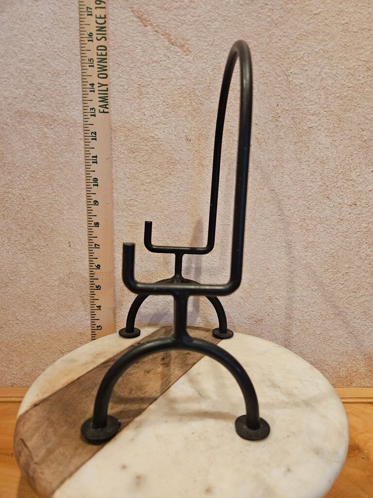 Wrought Iron Large Bowl Or Platter/Plate bible / cookbook Easel Book Stand painting display