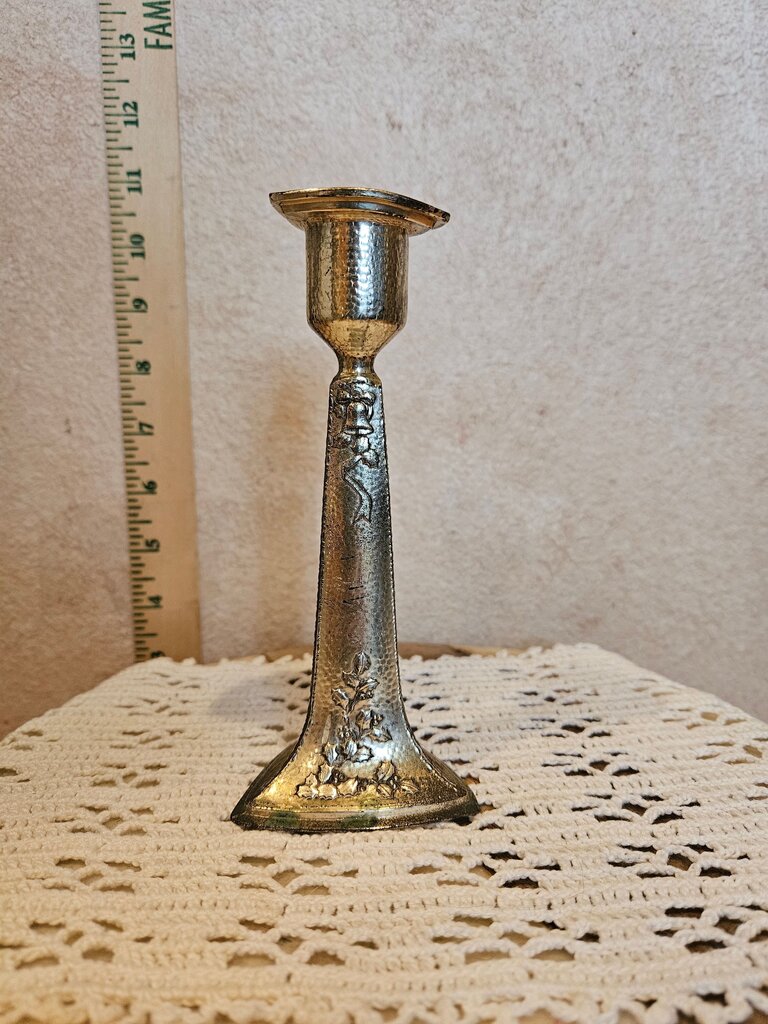 Vintage Silver Candle Holder