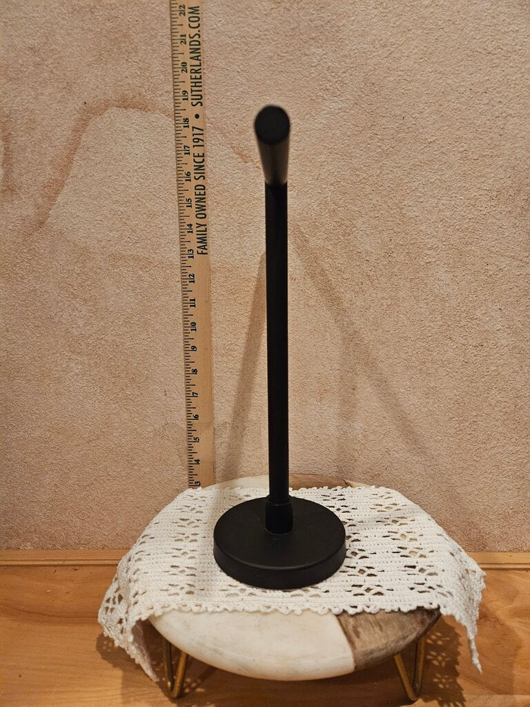 Black Jewelry or hand towel Wrought Iron Looking Display Stand