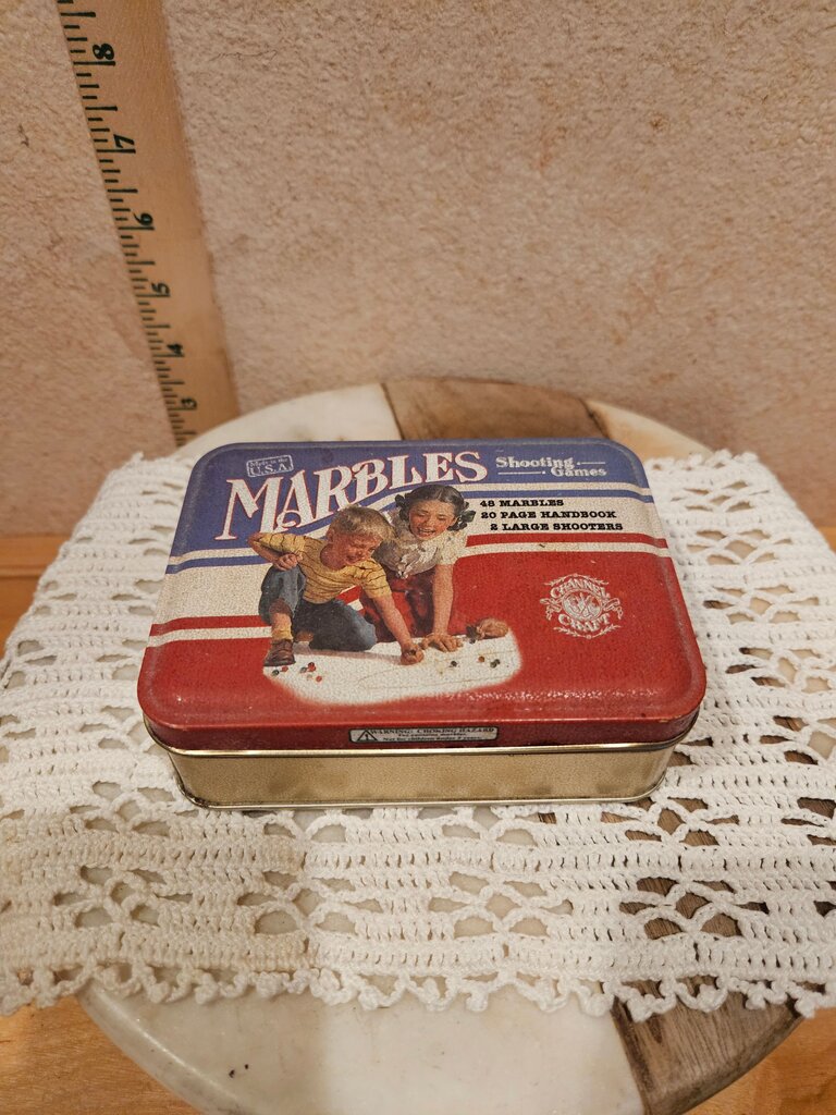 Marbles Game Tin Case