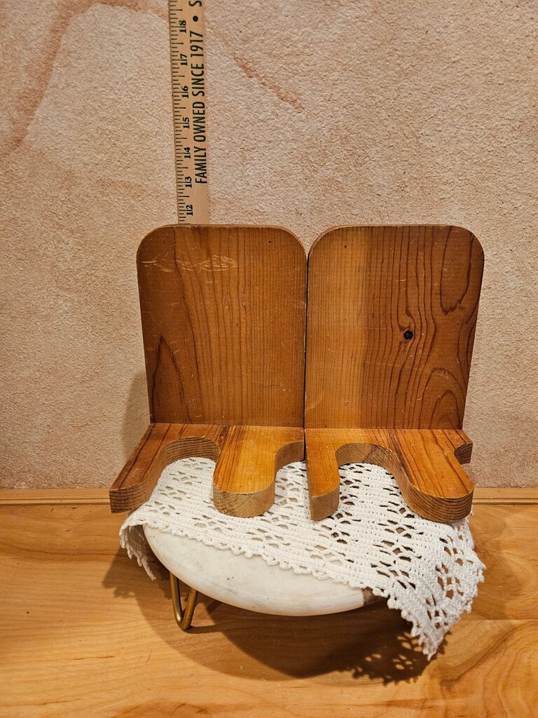Unique Wooden Book Holder puzzle piece style