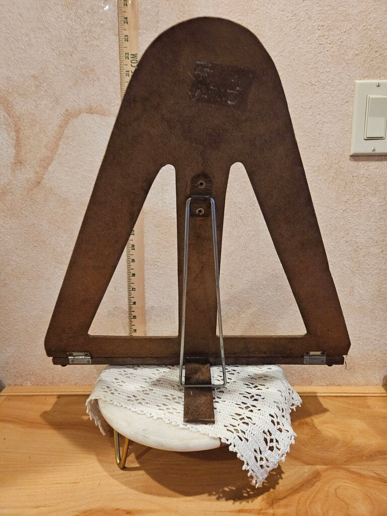 Vintage Wood Adjustable Artwork Display picture Easel To Sit On Desk Table Shelf