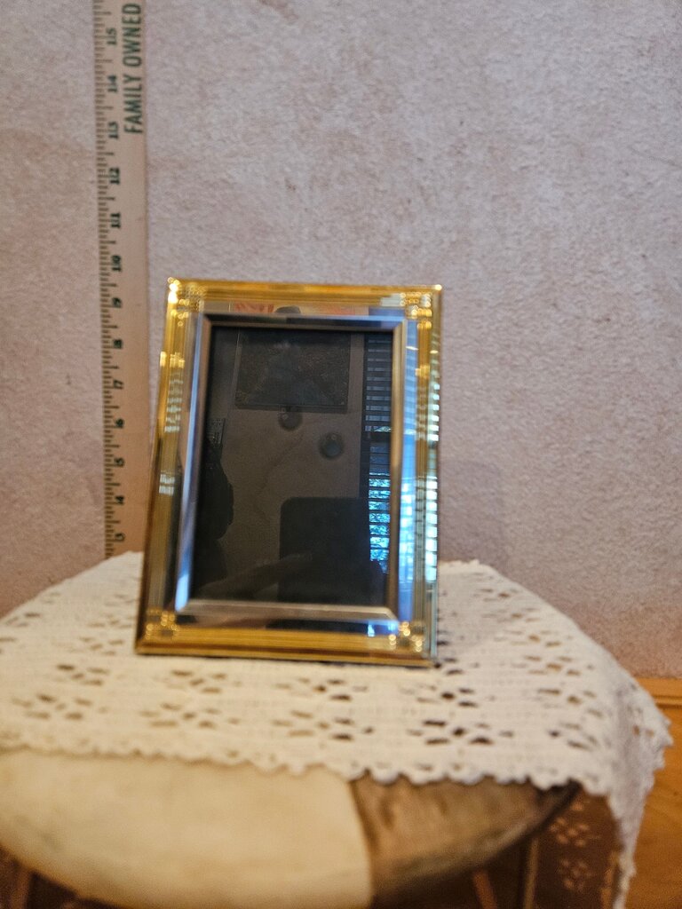 Golden Vintage Photo Frame