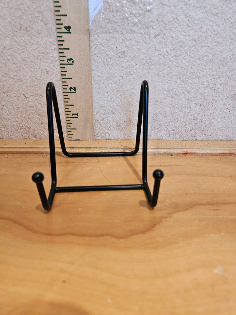 Plate Stand for Display Plate Holder Metal Frame Holder Easel Dish stand book display for Home Kitchen Office