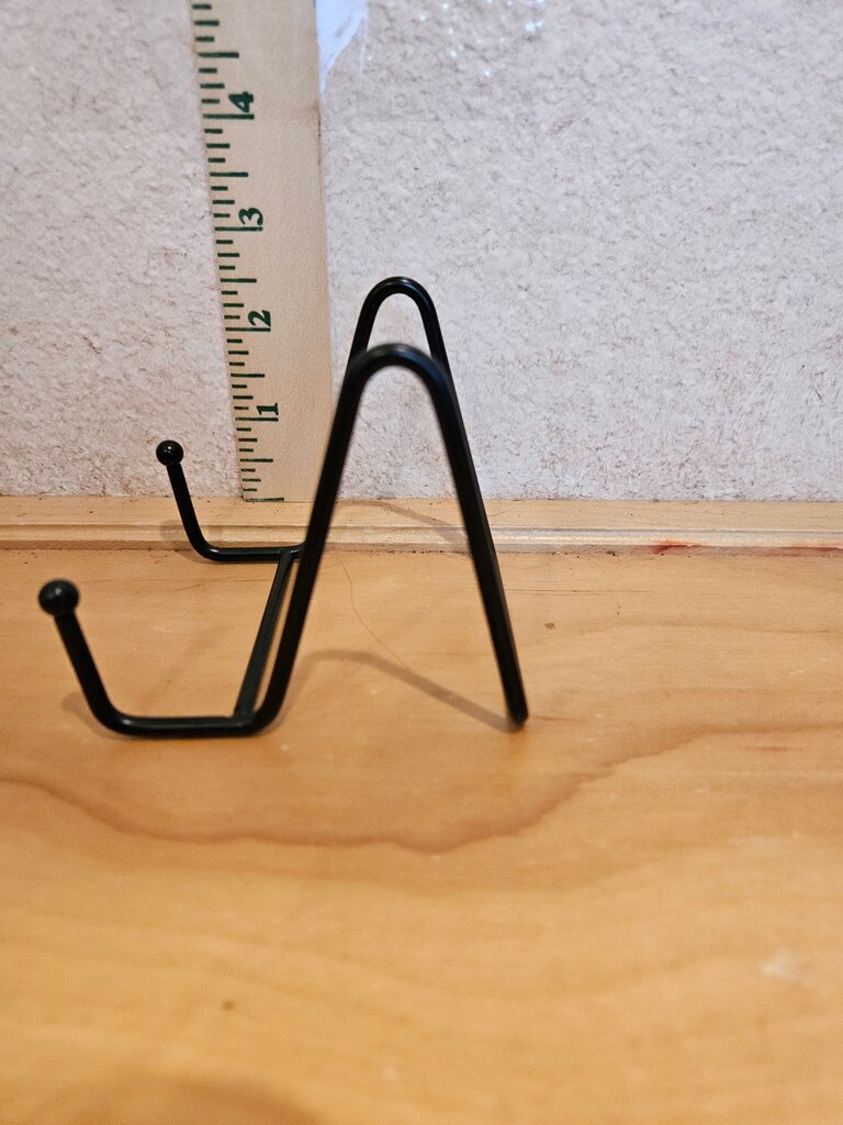 Plate Stand for Display Plate Holder Metal Frame Holder Easel Dish stand book display for Home Kitchen Office