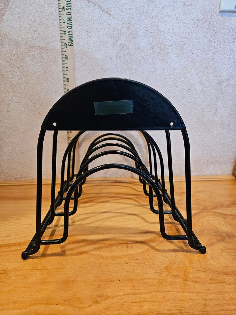Heavy duty Black Wire pots and pan organizer Cookbook Holder kitchen decor