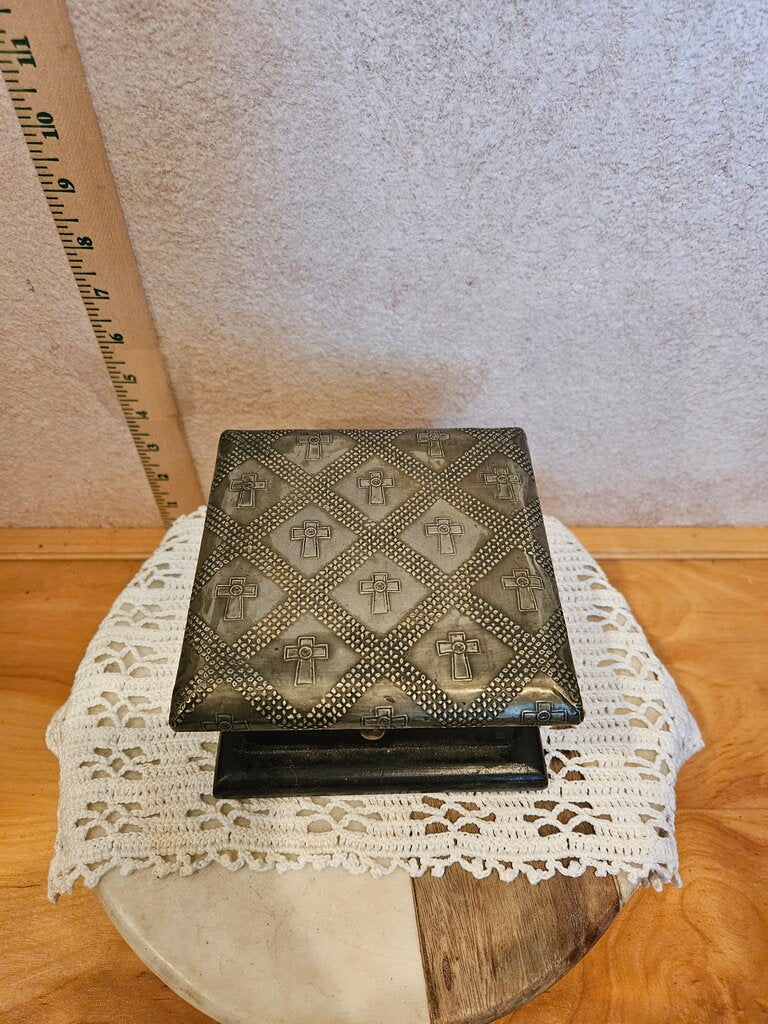 Decorative Metal Keepsake Box