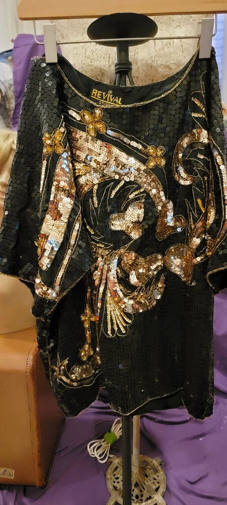 Revival Studio Sequin Embellished Top