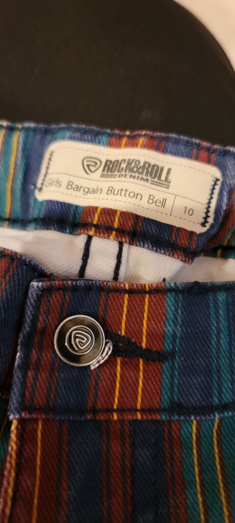 Rock & Roll Premium Girls Bargain Button Bell Pants
