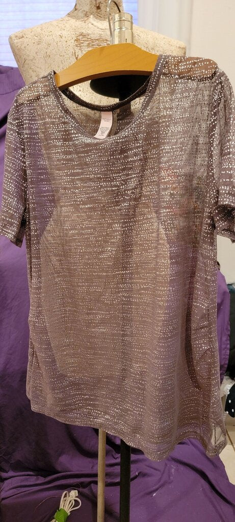 Victoria's Secret Brown Sheer Top