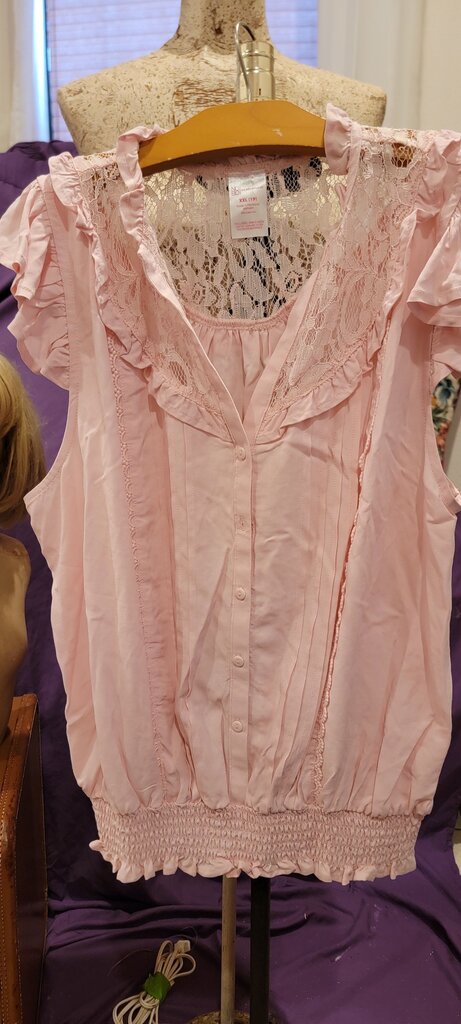 No Boundaries Women's Pink Blouse