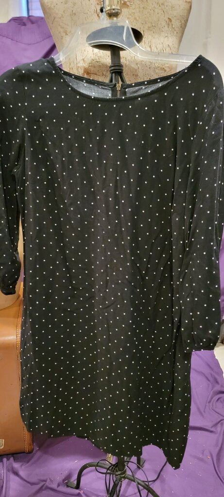 Old Navy Black Polka Dot Dress