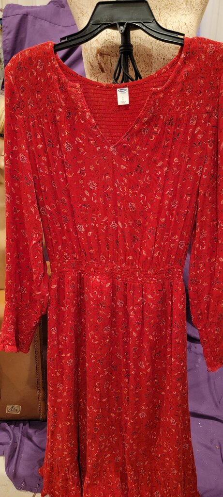 Old Navy Floral Smocked Dress