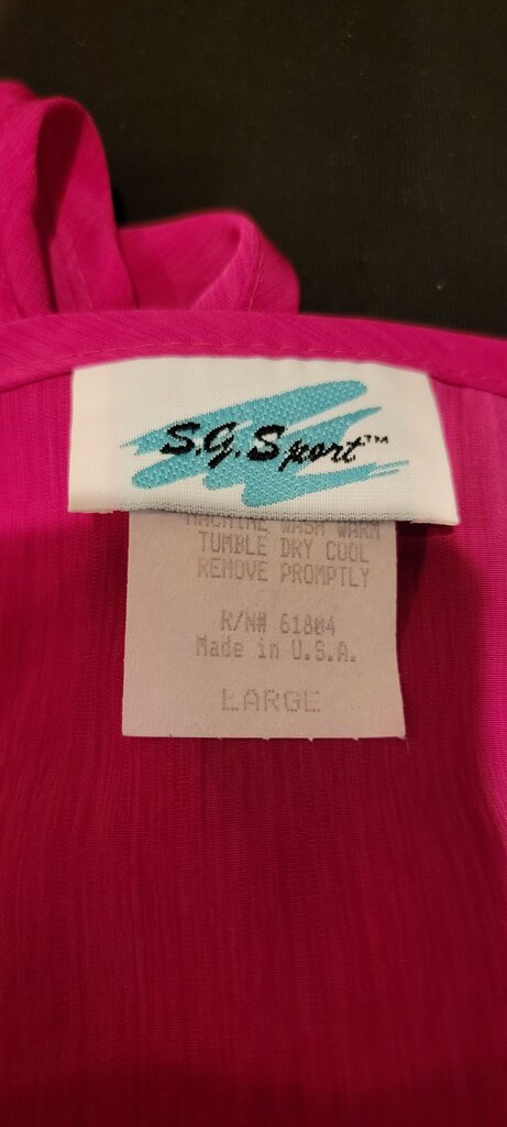 S.G. Sport Pink Sleeveless Top
