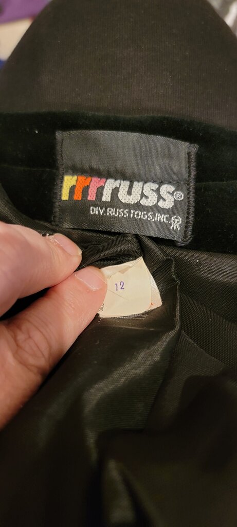 Black Velvet Jacket with Embroidery