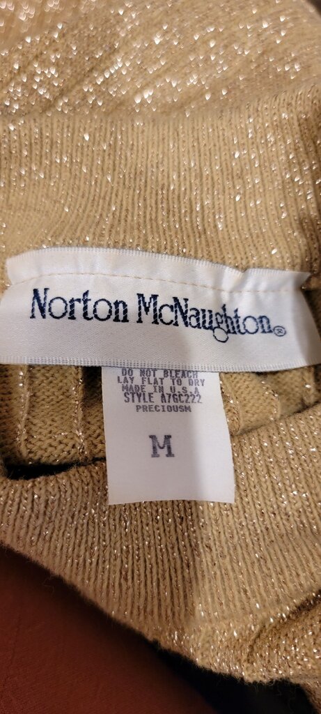 Norton McNaughton Women's Gold Sweater