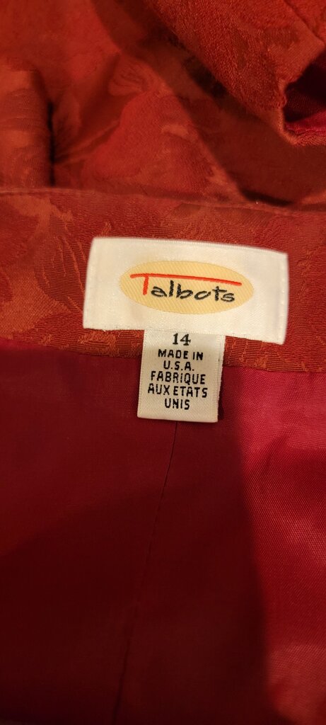 Talbots Floral Design Vest