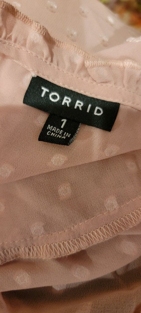 Torrid Polka Dot Blouse