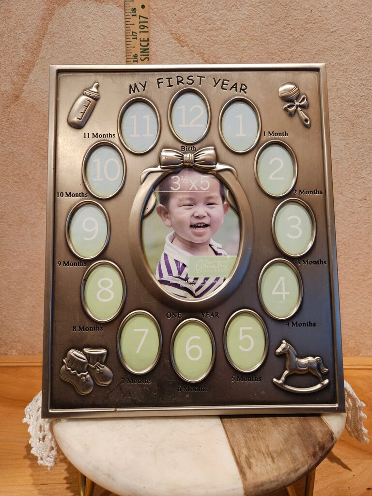 Baby’s First Year multi-photo frame by GreenTree Gallery