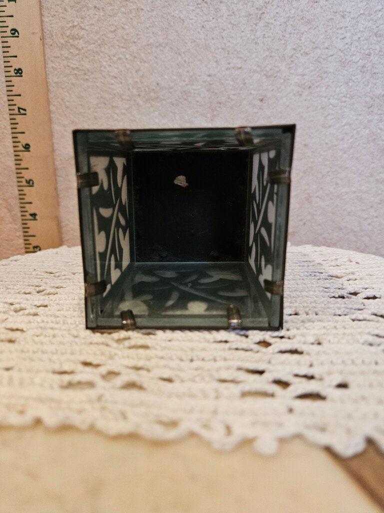 Decorative Black and Glass Lantern