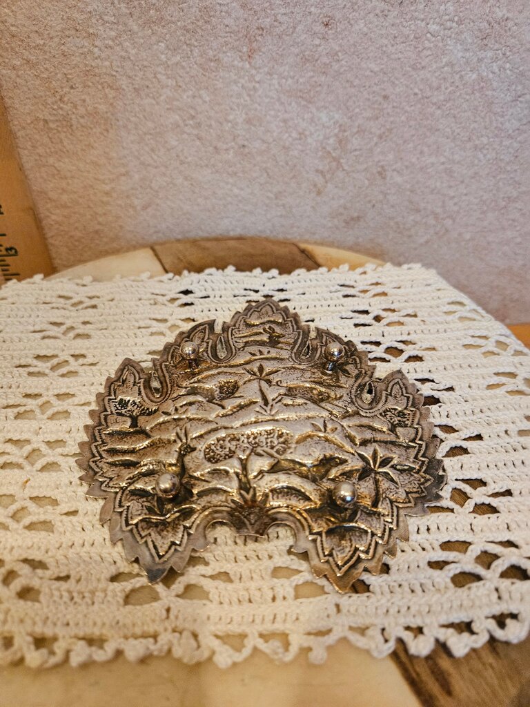Decorative Silver Engraved Plate