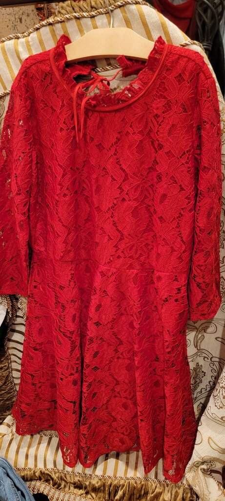 Honey Red Lace Dress