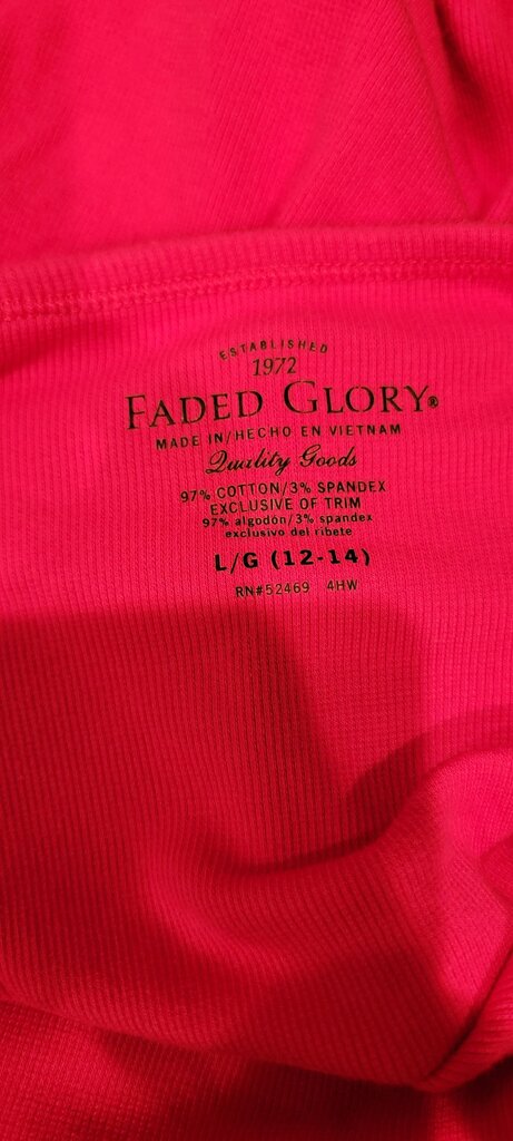 Faded Glory Pink Camisole