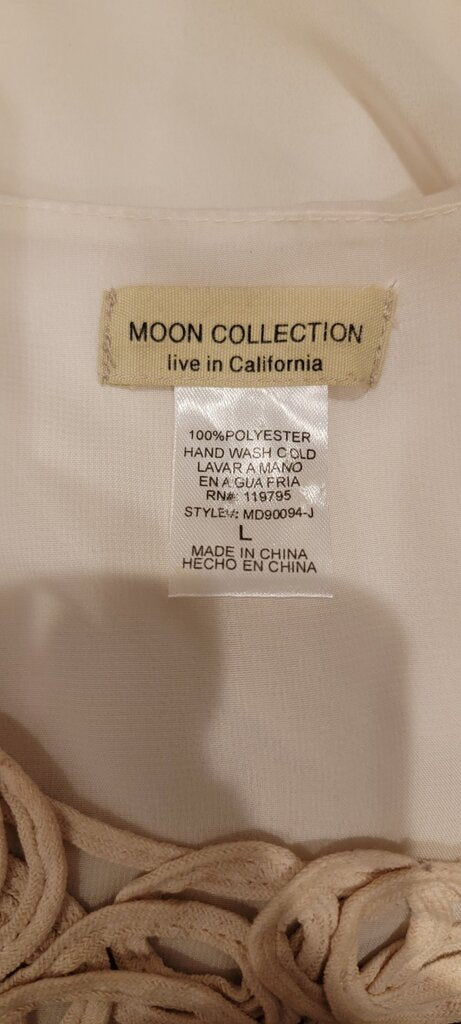 Moon Collection Women's Lightweight Cream Top