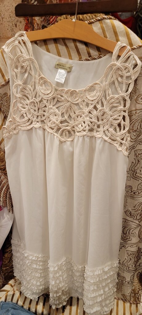 Moon Collection Women's Lightweight Cream Top