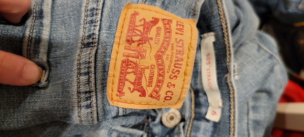 Levi's 505 Straight Leg Jeans