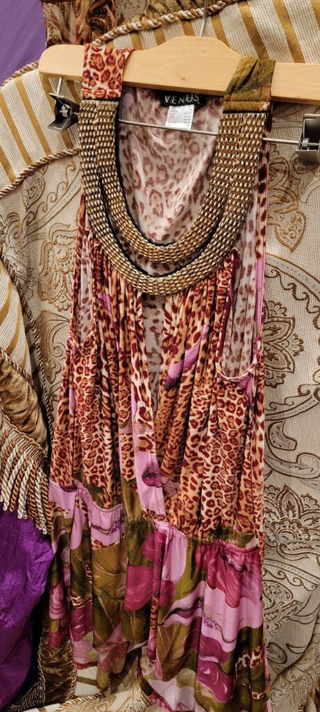 Venus Women's Multicolor Animal Print Top