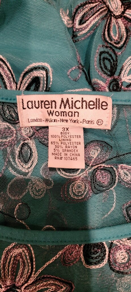Lauren Michelle Floral Embroidered Top