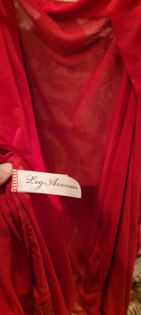 Leg Avenue Red Sheer Scarf