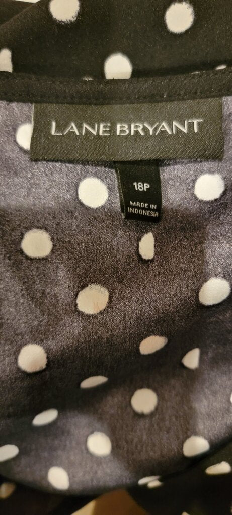 Lane Bryant Polka Dot Blouse